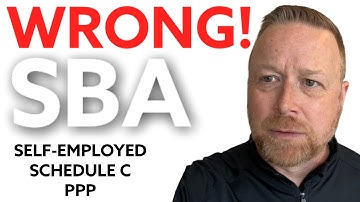 SBA New PPP Loan Calculation Only for New PPP Loans? Prior Schedule C Filers Out? [Gross Income]