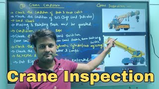 Crane Inspection Checklist for Safety Officers | Complete Guide | By Arshad Jamil #safetyofficer