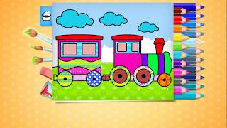 Color Train Coloring Pages for Children Profile