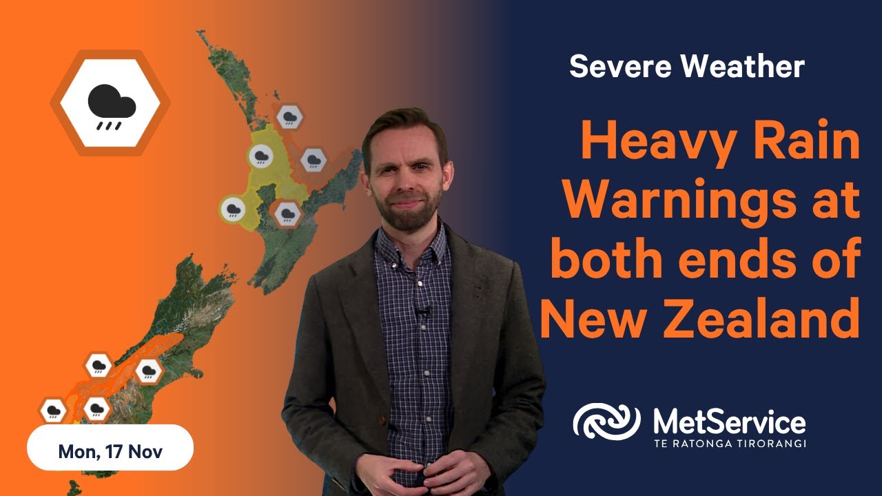 NZ Severe Weather Update - Monday 17th November 2025 - YouTube