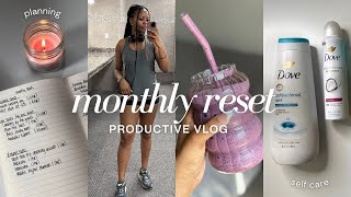 Vlog: Monthly Reset Routine | Planning, cleaning, grocery shopping, self care, haul
