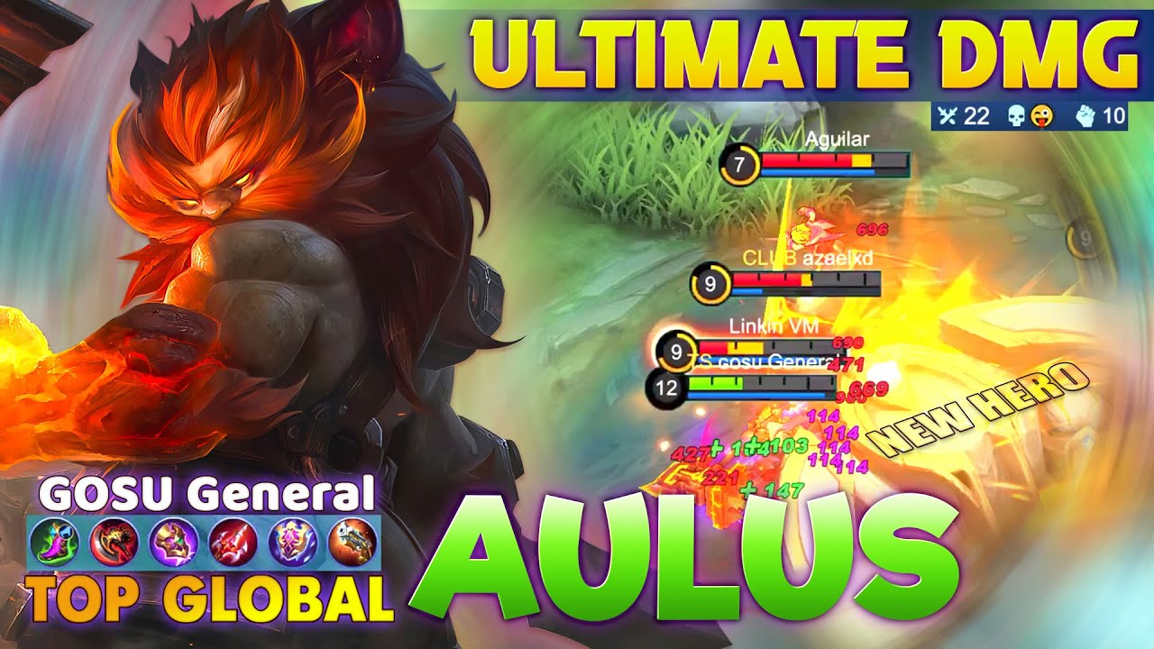 New Hero Aulus Ultimate Gameplay by GOSU General ~ Mobile Legends