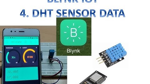 BLYNK IOT Lesson 4 - DHT SENSOR PUSH DATA