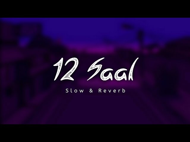 12 Saal REMIX by Bilal Saeed - Slow & Reverb - MirZa M Haroon class=