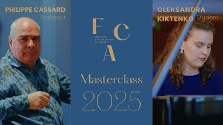 FCA Masterclass 2025 - Philippe Cassard
