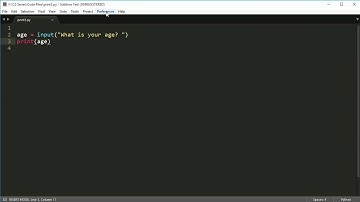 Python Programming Series (Input and Output 3): Keyboard input