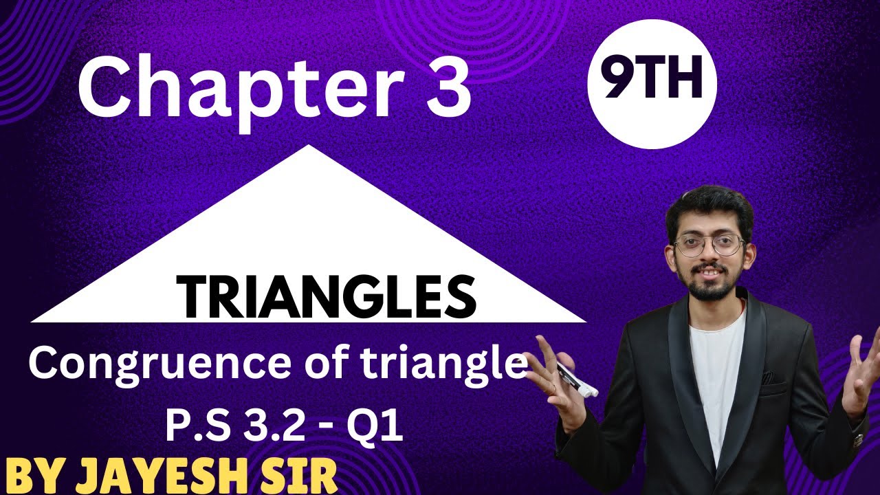 9th || Geometry|| Practice set 3.2 || Triangles - YouTube
