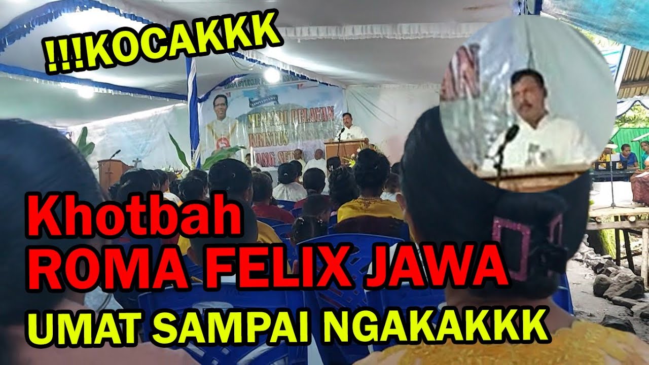 KOCAK!! ROMO FELIX JAWA / PESTA PERAK 25TH RD. YOSEPH DOSI MENJADI PELAYAN KRISTUS / KOJANANA NDORI