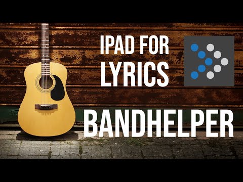 How To Use an iPad For Lyrics With Bandhelper