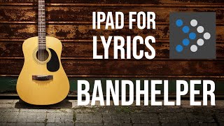 How To Use an iPad For Lyrics With Bandhelper screenshot 3