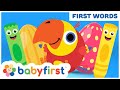 Toddler Learning Video Words w Color Crew & Larry | Learn Colors & Animals for Kids | BabyFirst TV