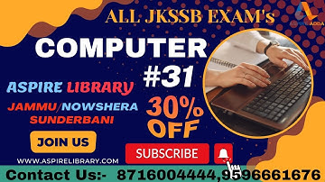 #31 Basic Knowledge of Computer|| Language || #Computer Application || All JKSSB Exam