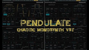 Michal Grall test song with Pendulate VST by Newfangledaudio - icapturedthechaos