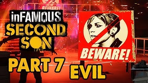 inFamous: Second Son Evil Walkthrough Part 7 - Fight Intolerants - Evil & Expert Playthrough