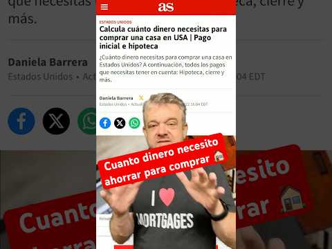 Cuanto dinero necesito ahorrar para comprar una casa? #cortes #shorts