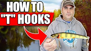 How to "T" Hooks on a Musky Crankbait