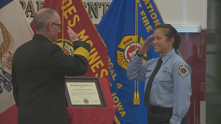 Des Moines Fire Department makes history with 96th class of recruits
