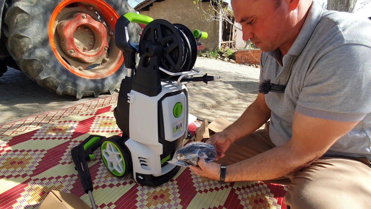 Basınçlı Yıkama Makinesi Aldık - Traktör Çamurunu Çıkarır mı? ( Hais LT707G )