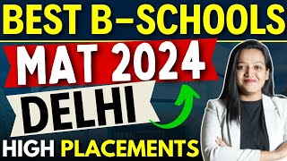 Top MBA Colleges Through MAT 2024 In Delhi🔥HIgh Placement MBA Colleges In Delhi ✅ #mat2024