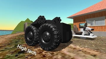 Small Compact RC Assault Vehicle In Evertech Sandbox