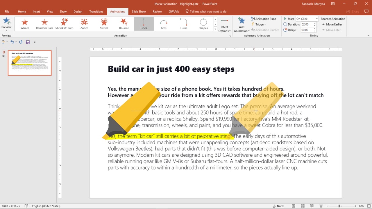 highlighting pictures in powerpoint