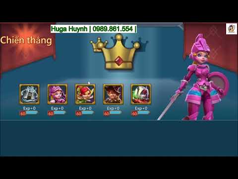 #1 Top đấu trường đội hình tướng free | chomd sau dự trên bóng tối| Lords Mobile Mới Nhất