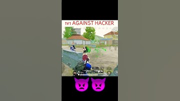 1v1 Against Hacker 👿👿1v1 Against noob hacker 😅😅 #shorts #viral #hacker #1v1 #noob #bgmi
