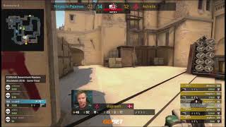 Astralis dupreeh stops all the momentum with an ACE vs. NiP (Mirage)