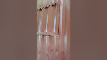 cut out, build and install container window and door