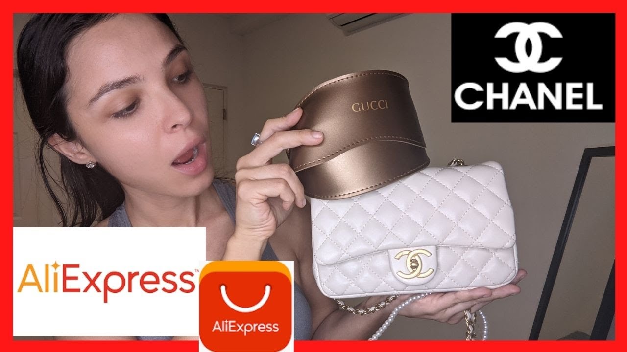 😱 COMPRE un BOLSO DE REPLICA EN ALIEXPRESS😱 | CHANEL GAFAS GUCCI | Se Rompio! ¿Cuánto - YouTube