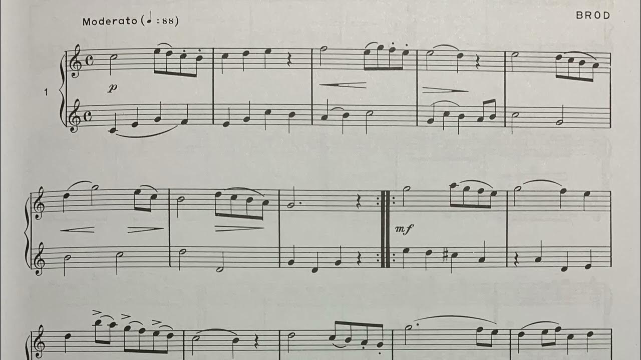 Rubank Advanced Method vol. 1, pg. 19 duet YouTube