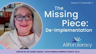 The Missing Piece: De-Implementation