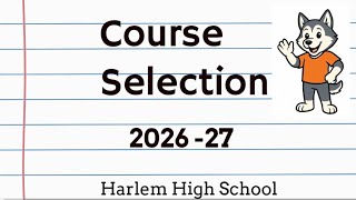 2026/27 Course Selection Guide