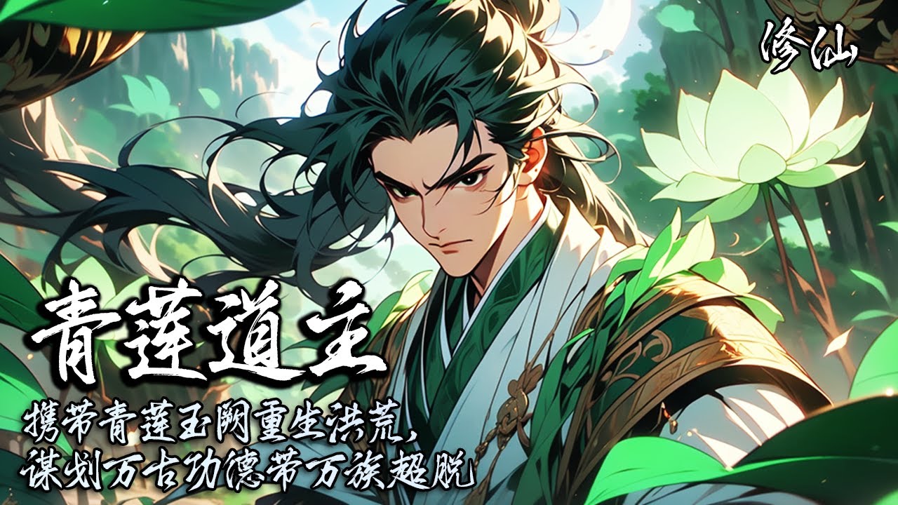 《青莲道主》青玄携混沌青莲玉阙穿越洪荒。他不甘世界衰亡，掠夺机缘提升位格，改变天地大势。凭借至纯信念，他终引领洪荒步入超脱。