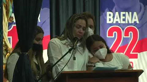 Palabras de Martha Moreno, mam de David Baena, en ...