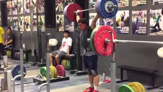 Jason Snatch Balance 165kg at 77kg Bodyweight