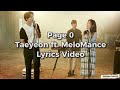 Taeyeon 태연 Ft MeloMance 멜로망스 Page 0 Lyrics Video 가사 Han Rom Eng mp3