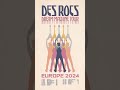 TICKETS FOR EUROPE JUST DROPPED! www.DesRocs.com #rock #europe #tour #livemusic #concerts