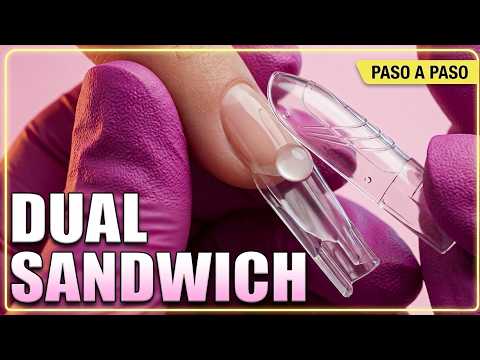 Uñas con MOLDES DUAL SANDWICH de Gel 💅 Builder Gel 8 in 1 Born Pretty