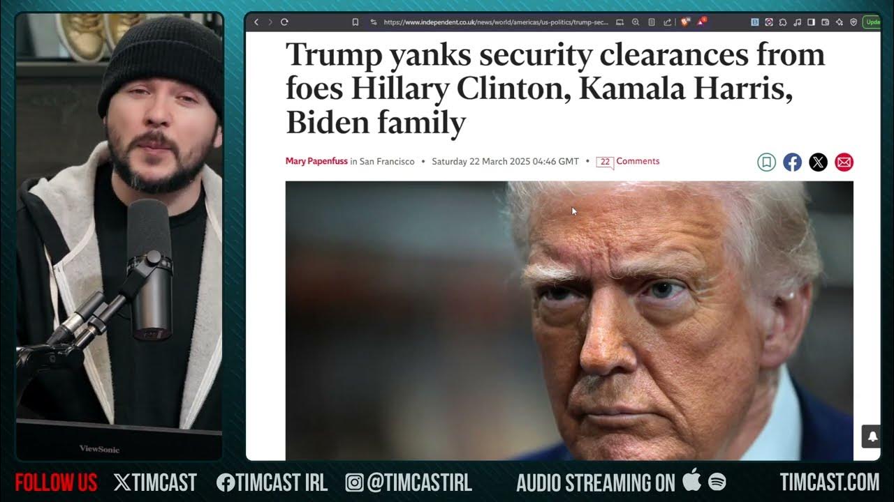 Trump Preps INDICTMENT Of Hillary & Biden Says Rumor, Pulling Security Is PRECURSOR To PROSECUTION - YouTube