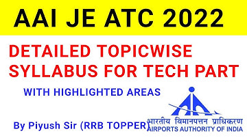 aai atc syllabus 2022/AAI ATC junior executive exam pattern 2022/aai atc junior executive syllabus