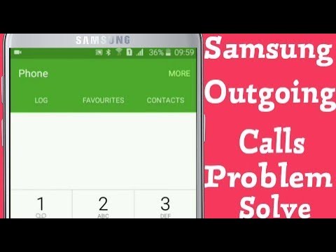 Outgoing call not working Problem Solve || Samsung Phone