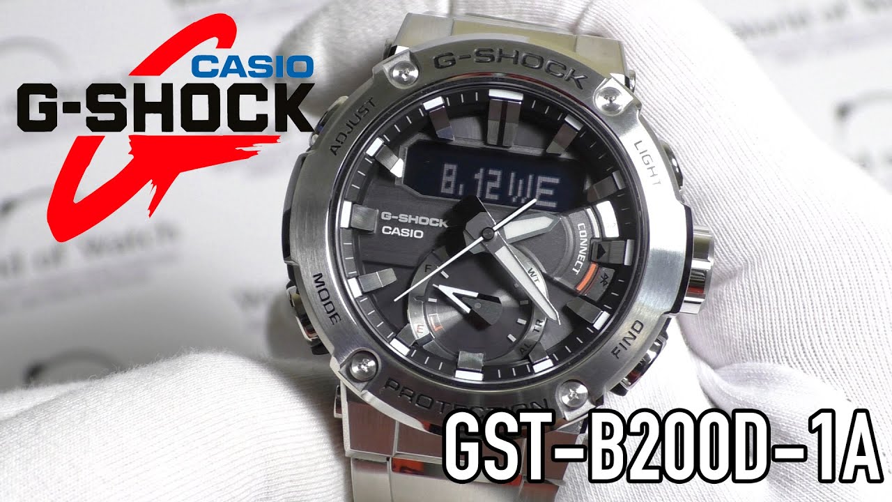 CASIO GST-B200D-1A G-Shock YouTube