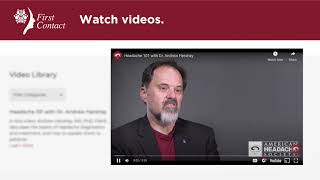 First Contact — Headache in Primary Care | American Headache Society