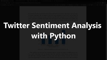 Sentiment Analysis on Tweets to Predict the Stock Market using Python