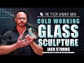 Jack storms  sculpture en verre travaill  froid  le spectacle de tyler wagner 1041