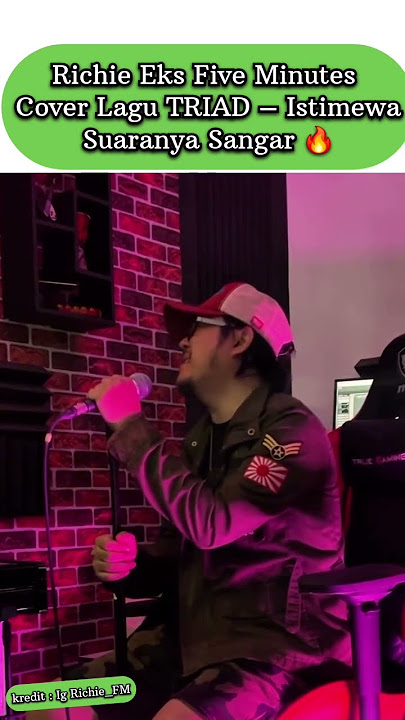 AWESOME! Richie, Former Five Minutes Member, Covers TRIAD - Special! #triad #special #richie