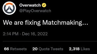 Overwatch 2 Devs Explain Broken Matchmaking System! 🤔