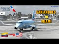 AMERICAN AIRLINES San Andres 🇨🇴 to Miami 🇺🇸 FLIGHT REPORT (# 107)