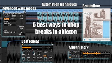 5 best ways to chop breaks in ableton (ableton breakcore)